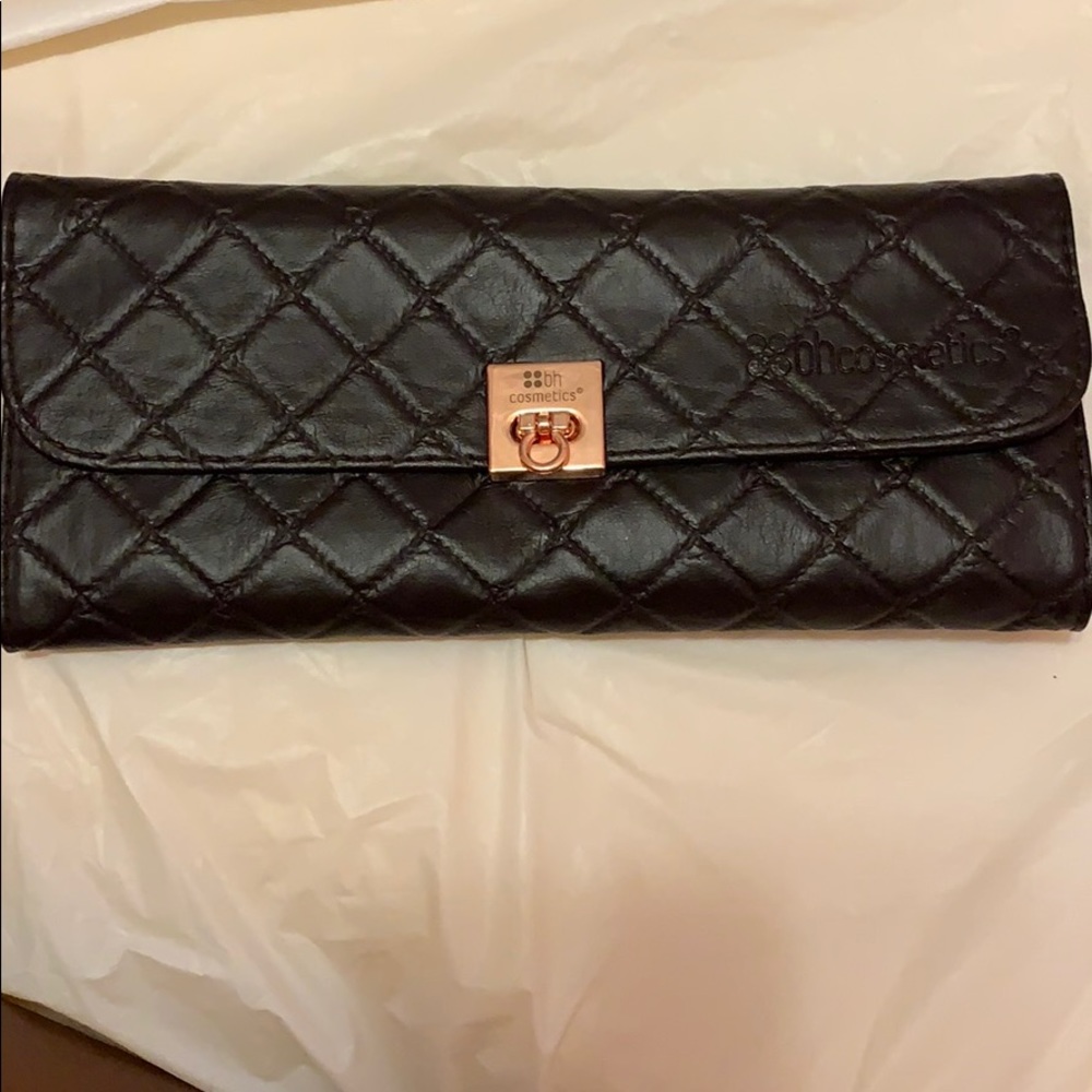 Brown Leather Bh Cosmetics Brush Case